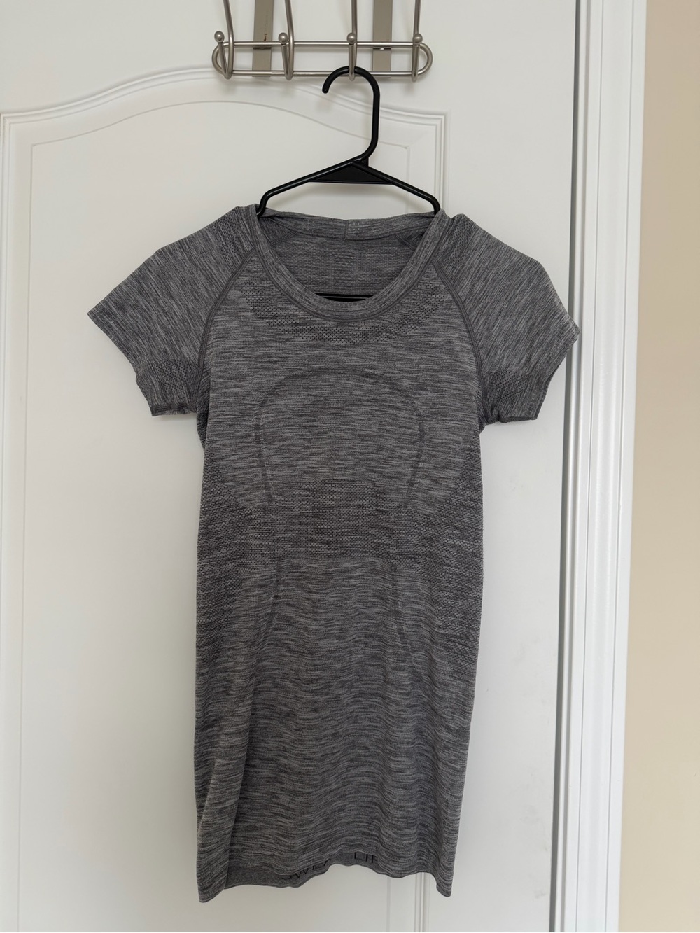 Lululemon Swiftly Tech short sleeve top in heathered grey